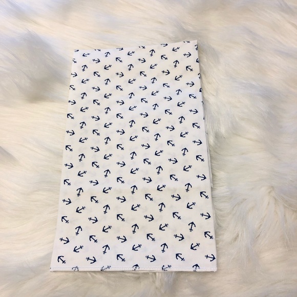 Other - Set of 8 Cotton Square Anchor Dinner Napkins